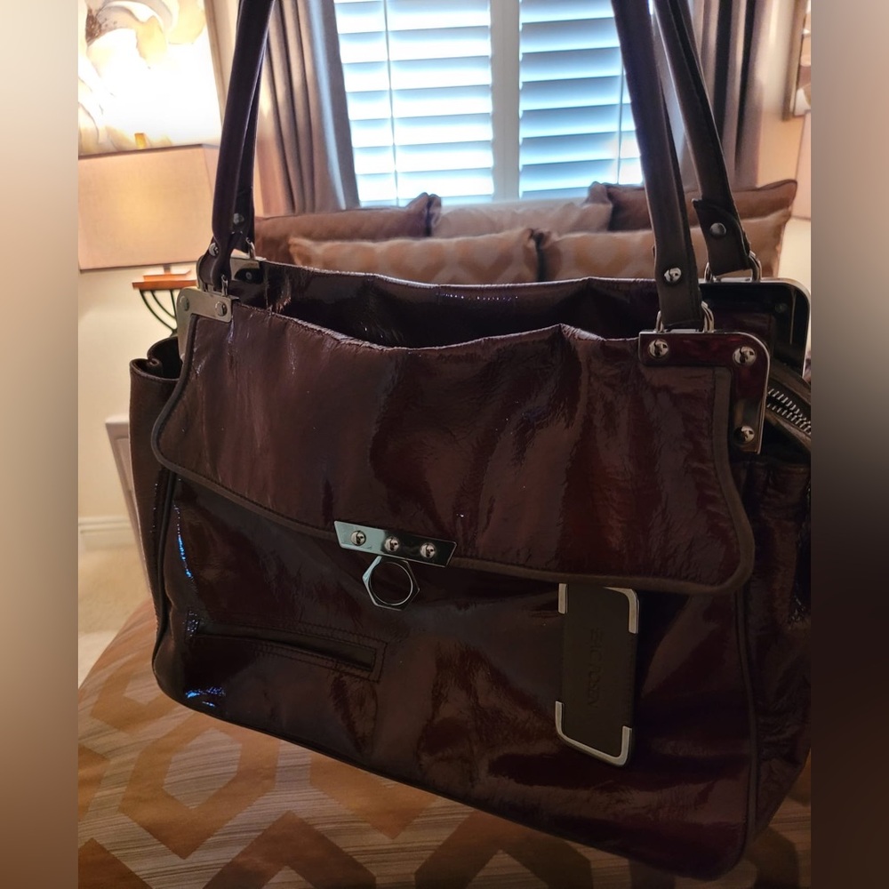 Zac Posen made in Italy colored coffee chocolate